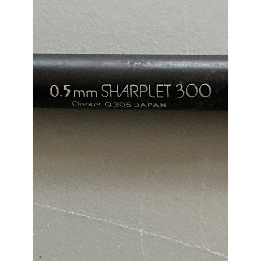 Pentel Sharplet 300 Mechanical Pencil 0.5mm Black Q305 Japan Vintage Drafting